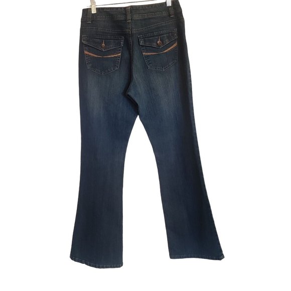 Code Blue Brigitte Boot Cut Jeans size 10R Medium wash high rise - Picture 2 of 8